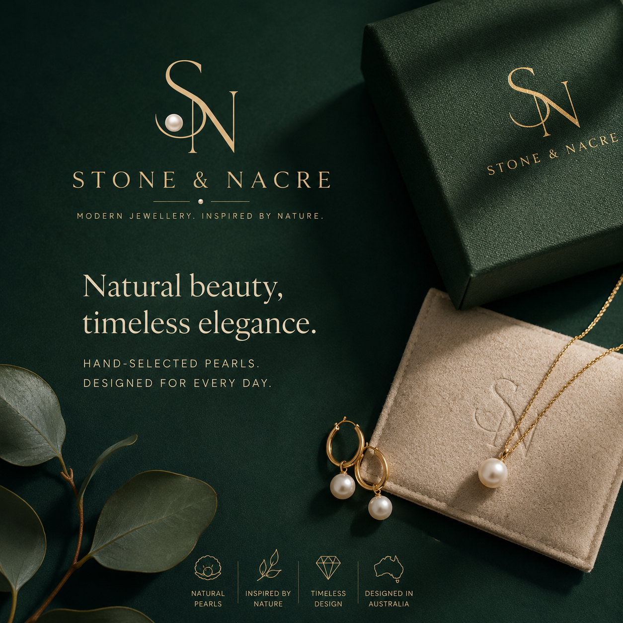 Stone & Nacre pearl jewellery